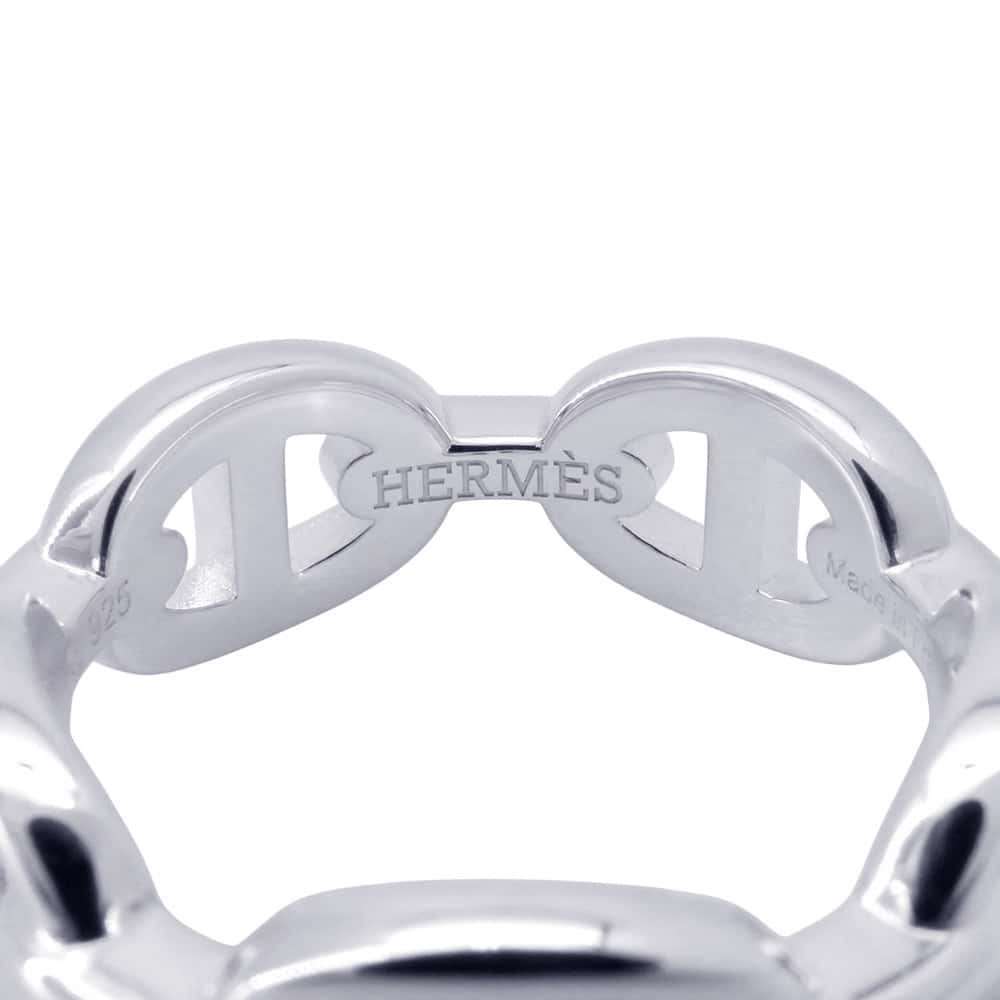 エルメス リング シェーヌダンクル アンシェネPM SV925シルバー リングサイズ56 HERMES ジュエリー