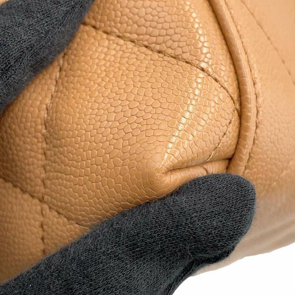 シャネル チェーントートバッグ マトラッセ ココマーク キャビアスキン AS3818 CHANEL