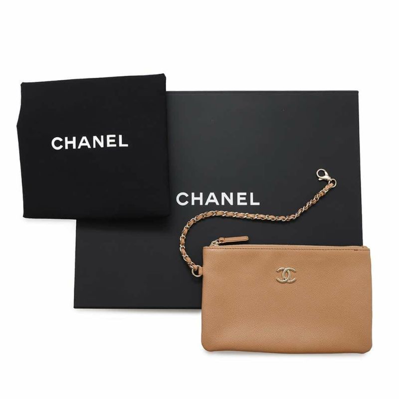 シャネル チェーントートバッグ マトラッセ ココマーク キャビアスキン AS3818 CHANEL