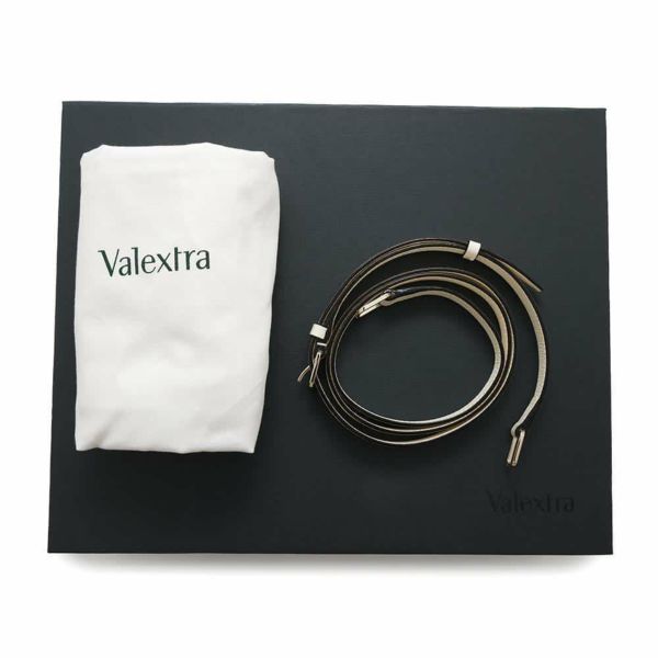 ヴァレクストラ ハンドバッグ イジィデ マイクロ V5E23-28-W-OC Valextra 2way 白