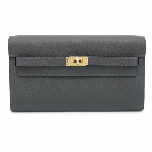 エルメス ケリーウォレット ロング トゥーゴー アルドワーズ/ゴールド金具 エバーカラー W刻印 財布