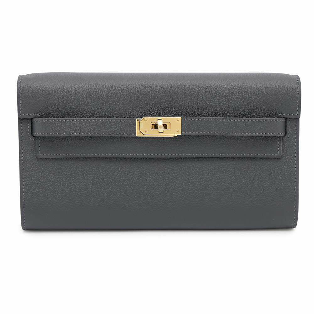 エルメス ケリーウォレット ロング トゥーゴー アルドワーズ/ゴールド金具 エバーカラー W刻印 財布