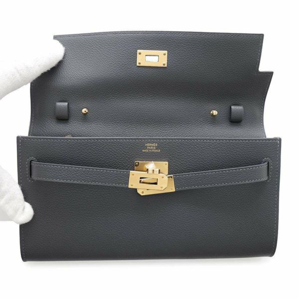 エルメス ケリーウォレット ロング トゥーゴー アルドワーズ/ゴールド金具 エバーカラー W刻印 財布