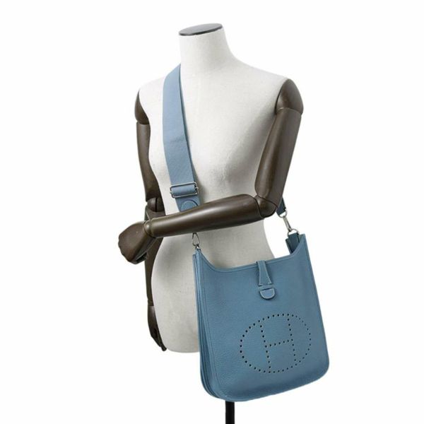 エルメス ショルダーバッグ エブリン3 PM ブルージーン/シルバー金具 トリヨンクレマンス T刻印