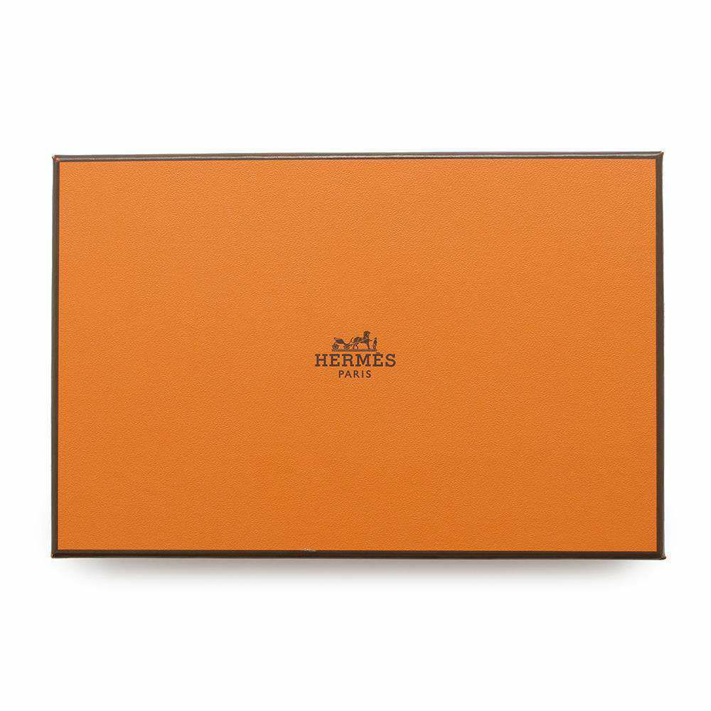 エルメス 長財布 ベアンスフレ ブラック/シルバー金具 シェブルミゾル B刻印 財布 シェーブル 黒