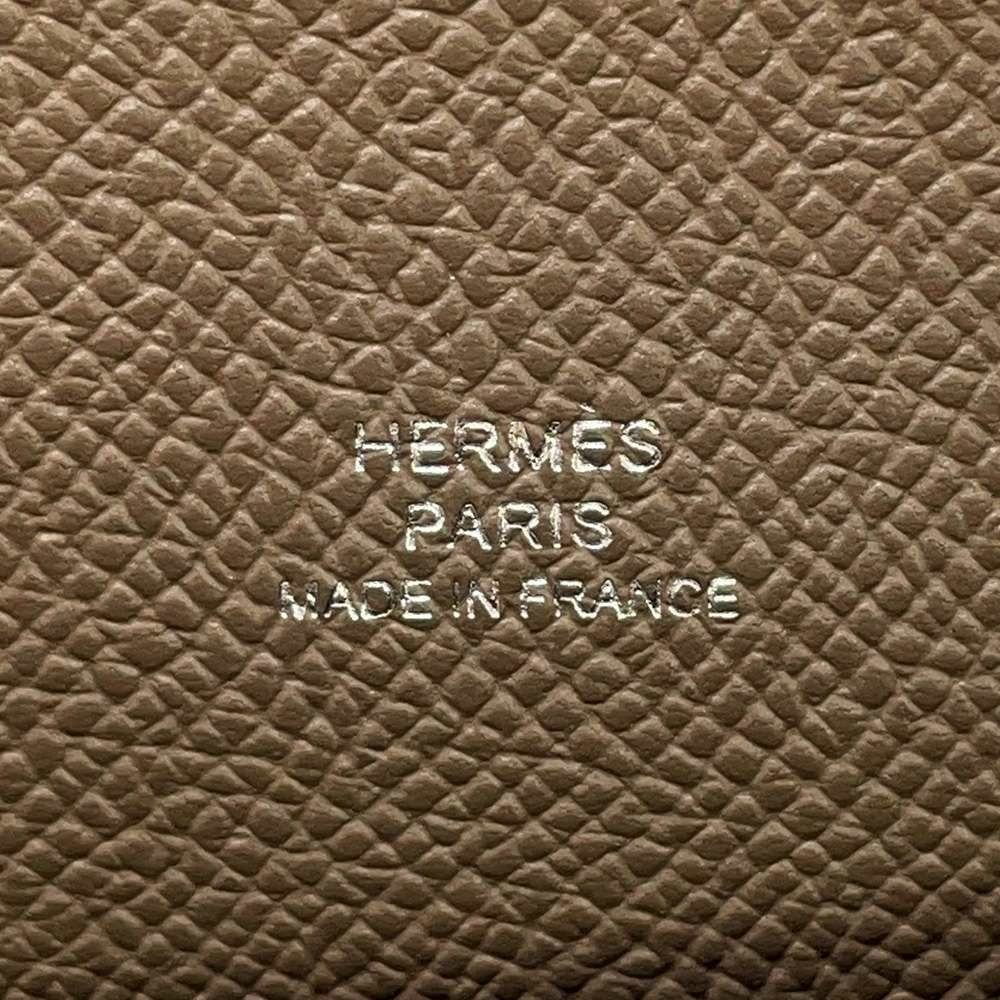 エルメス ショルダーウォレット ナップ トゥーゴー エトゥープ/シルバー金具 エプソン W刻印 財布