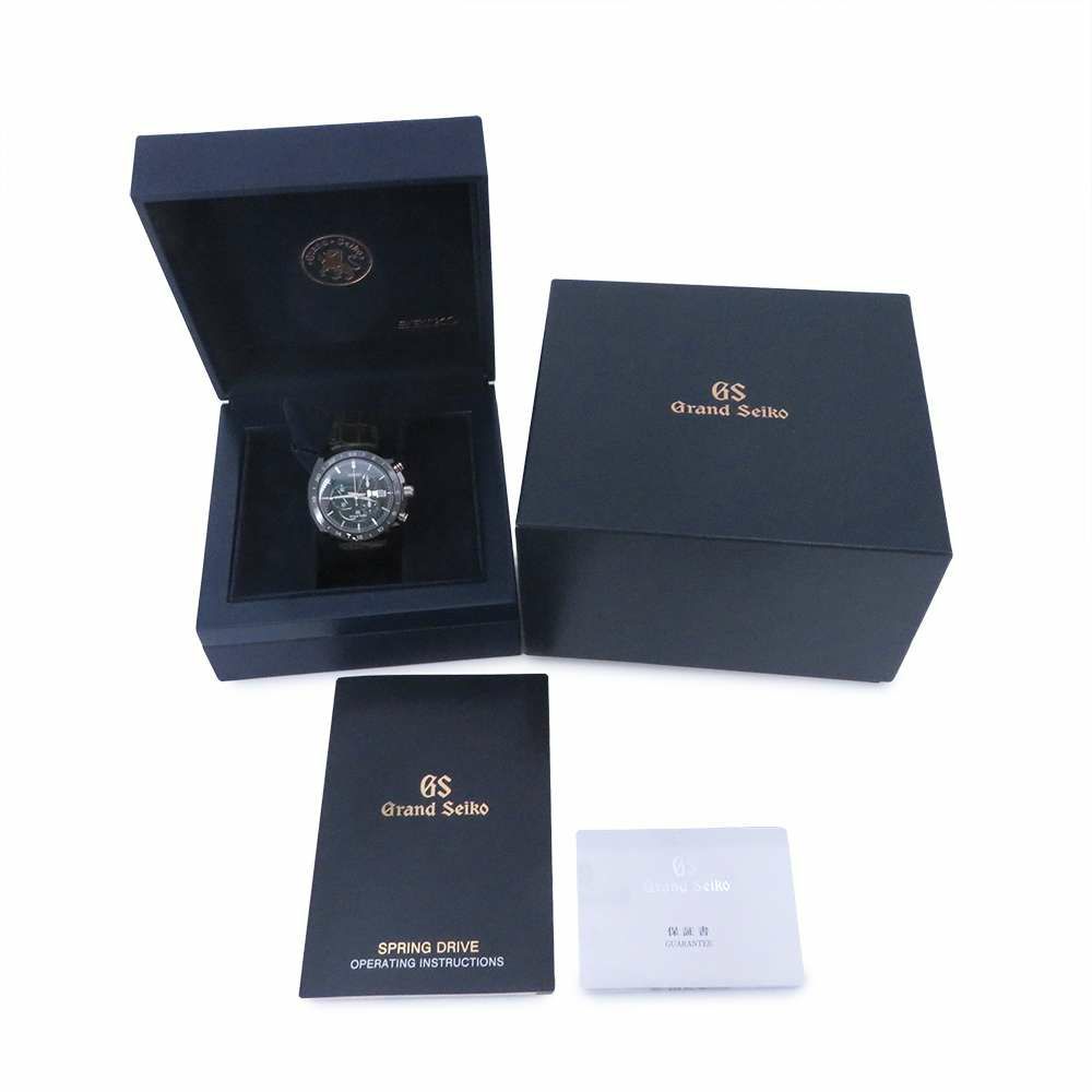 セイコー グランドセイコー ブラックセラミックス リミテッドコレクション 600本限定 SBGC017 グリーン文字盤