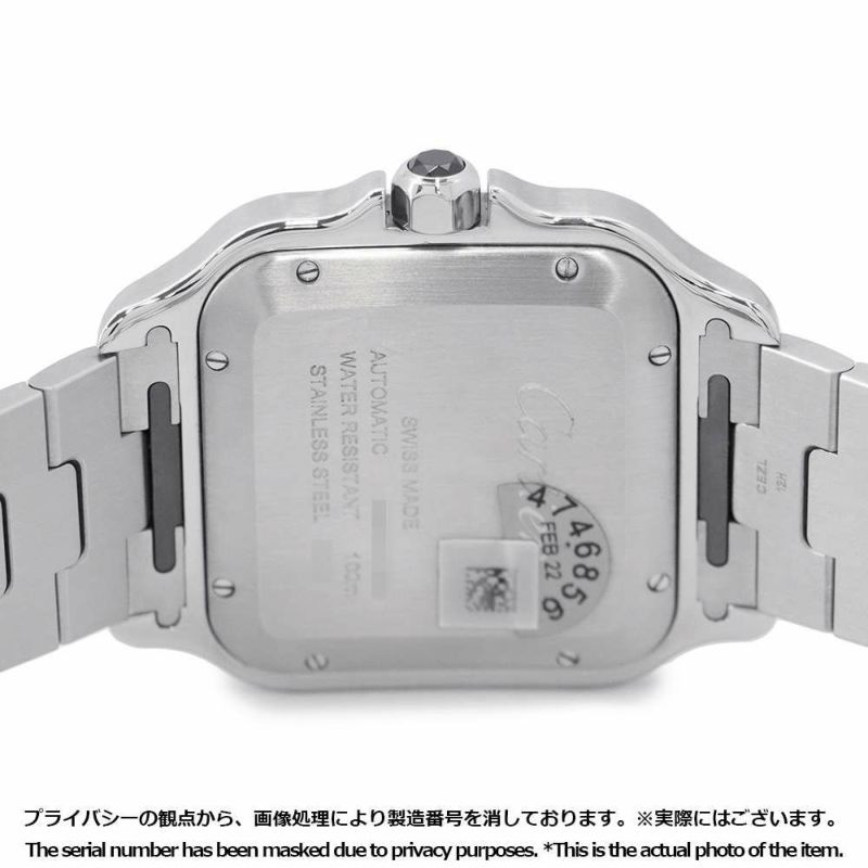 カルティエ サントス ドゥ カルティエ LM WSSA0037 Cartier  腕時計 グレー文字盤