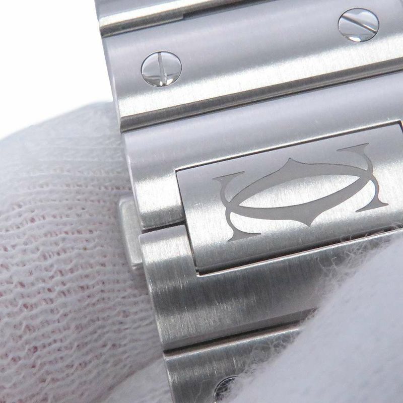 カルティエ サントス ドゥ カルティエ LM WSSA0037 Cartier  腕時計 グレー文字盤