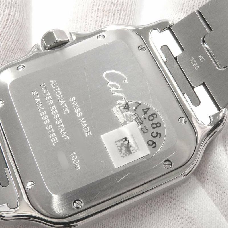 カルティエ サントス ドゥ カルティエ LM WSSA0037 Cartier  腕時計 グレー文字盤