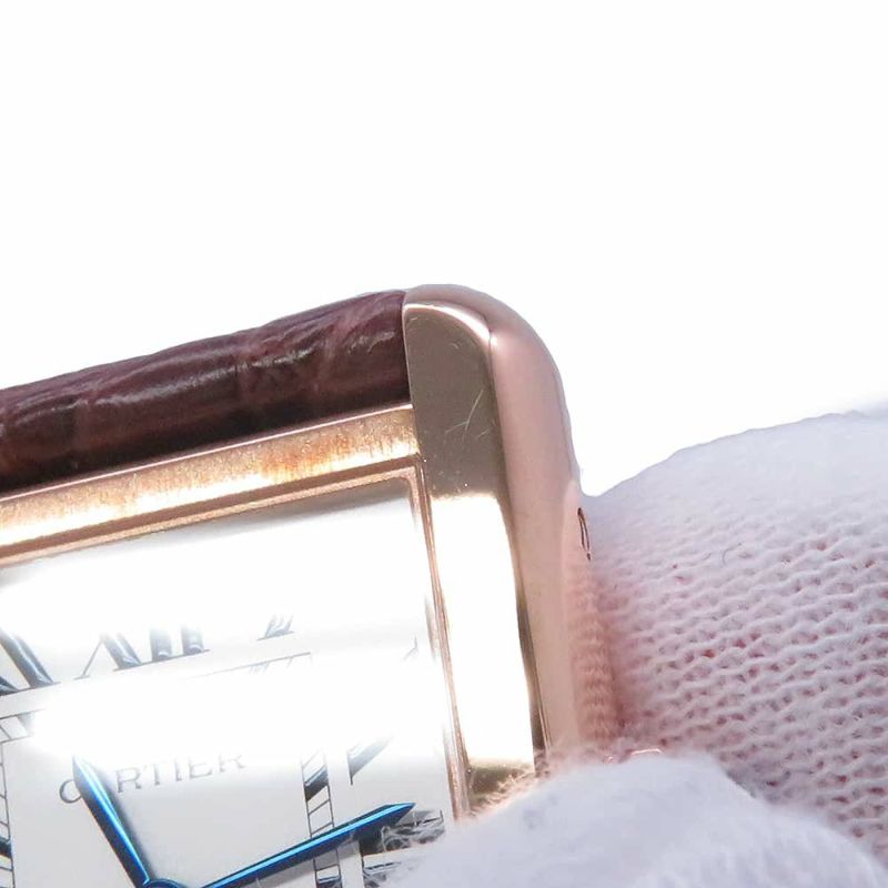 カルティエ タンクソロ SM W5200024 Cartier 腕時計 シルバー文字盤