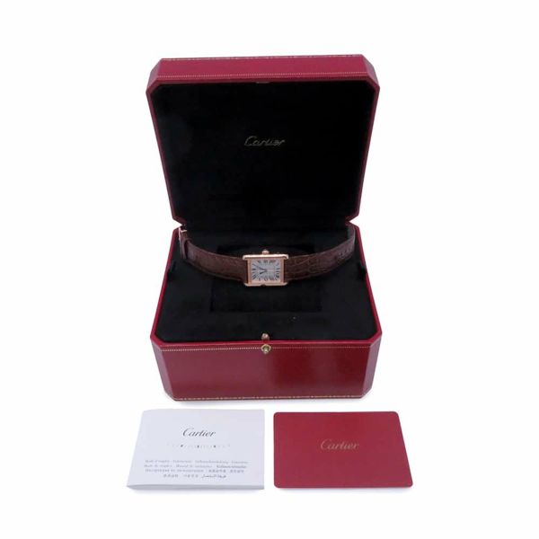 カルティエ タンクソロ SM W5200024 Cartier 腕時計 シルバー文字盤