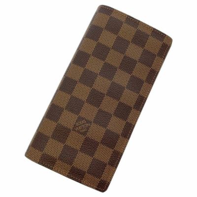 ルイヴィトン 長財布 ダミエ・エベヌ ポルトフォイユ・ブラザ N60017 LOUIS VUITTON ヴィトン 財布
