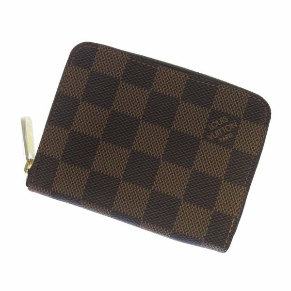 ルイヴィトン コインケース ダミエ・エベヌ ジッピー・コインパース N60213 LOUIS VUITTON