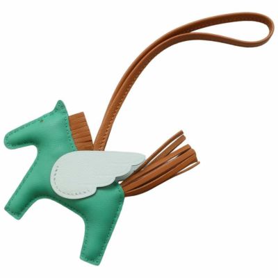 エルメス バッグチャーム ロデオPM ペガサス エトゥープ