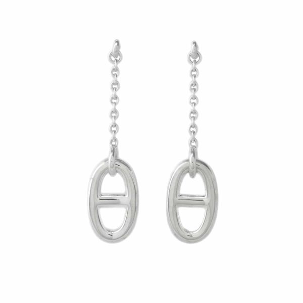 エルメス ピアス ファランドール シェーヌダンクルモチーフ SV925シルバー Farandole HERMES ジュエリー