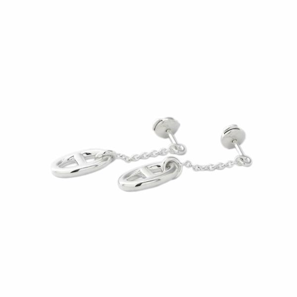 エルメス ピアス ファランドール シェーヌダンクルモチーフ SV925シルバー Farandole HERMES ジュエリー