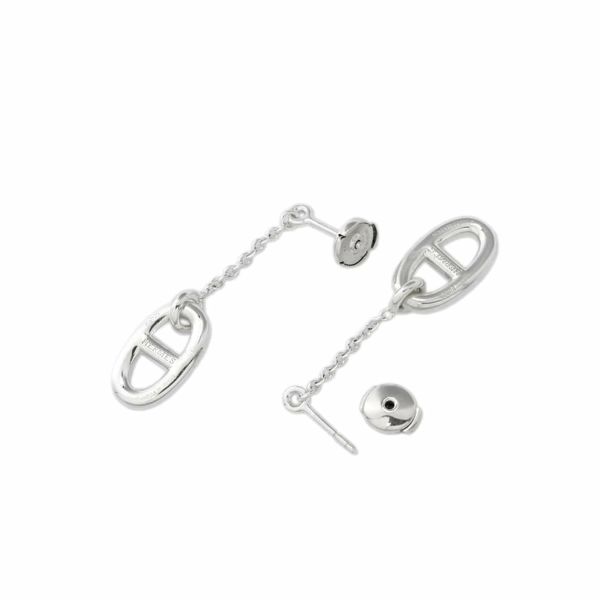 エルメス ピアス ファランドール シェーヌダンクルモチーフ SV925シルバー Farandole HERMES ジュエリー