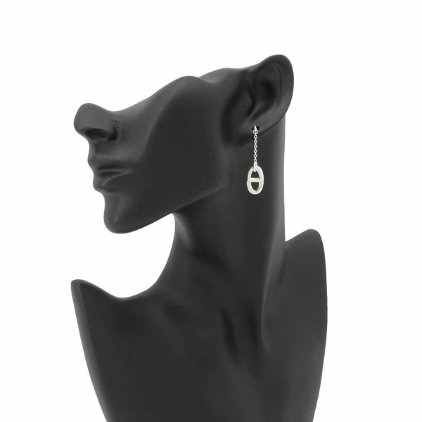 エルメス ピアス ファランドール シェーヌダンクルモチーフ SV925シルバー Farandole HERMES ジュエリー