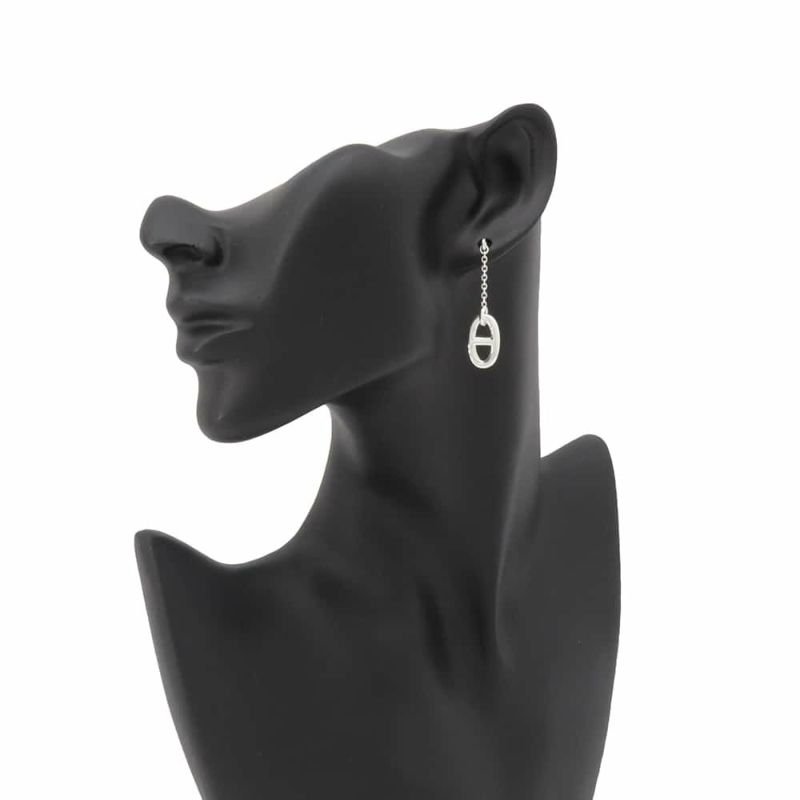 エルメス ピアス ファランドール シェーヌダンクルモチーフ SV925シルバー Farandole HERMES ジュエリー