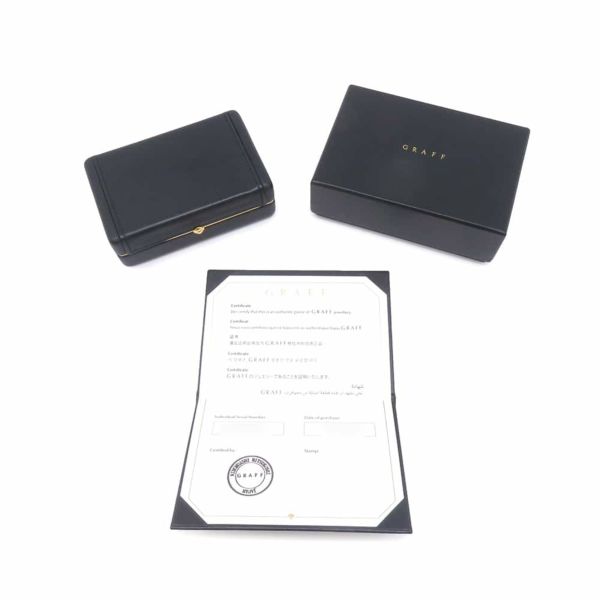 グラフ ピアス トリプル バタフライ シルエット ダイヤモンド イヤリング ダイヤ 計0.85ct K18WGホワイトゴールド RGE1610