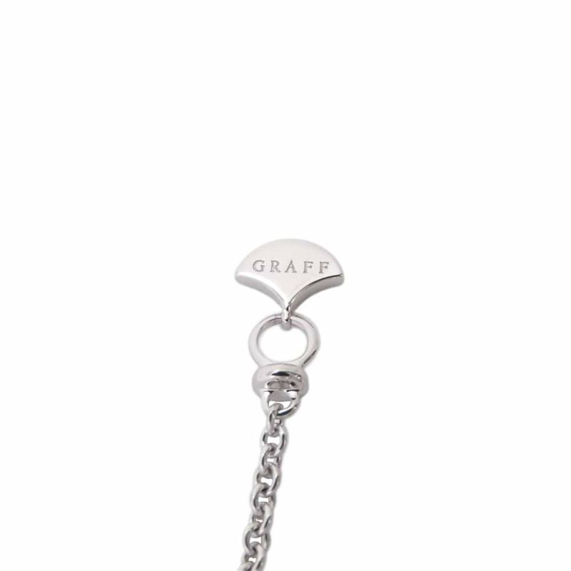 グラフ ネックレス バタフライ シルエット ダイヤモンド ペンダント ダイヤ 計0.55ct K18WGホワイトゴールド RGP393 ジュエリー