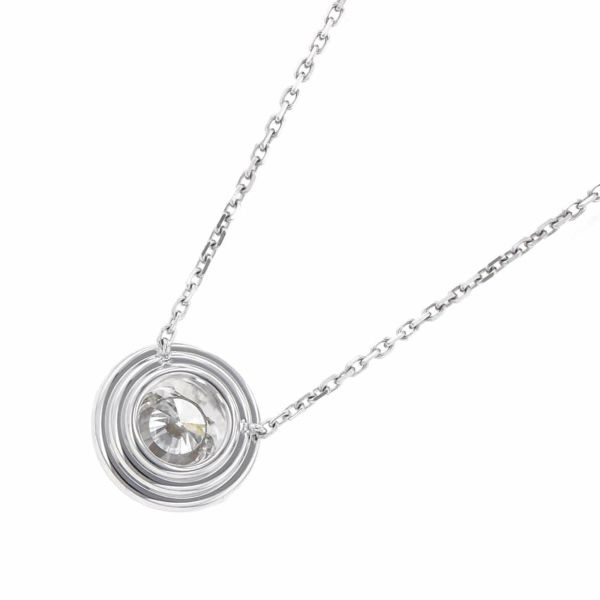 カルティエ ネックレス ダムール ネックレス ダイヤモンド 0.50ct K18WGホワイトゴールド N7406900 ペンダント GIA鑑定書付き
