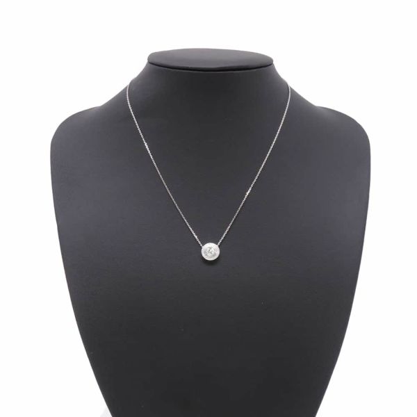 カルティエ ネックレス ダムール ネックレス ダイヤモンド 0.50ct K18WGホワイトゴールド N7406900 ペンダント GIA鑑定書付き
