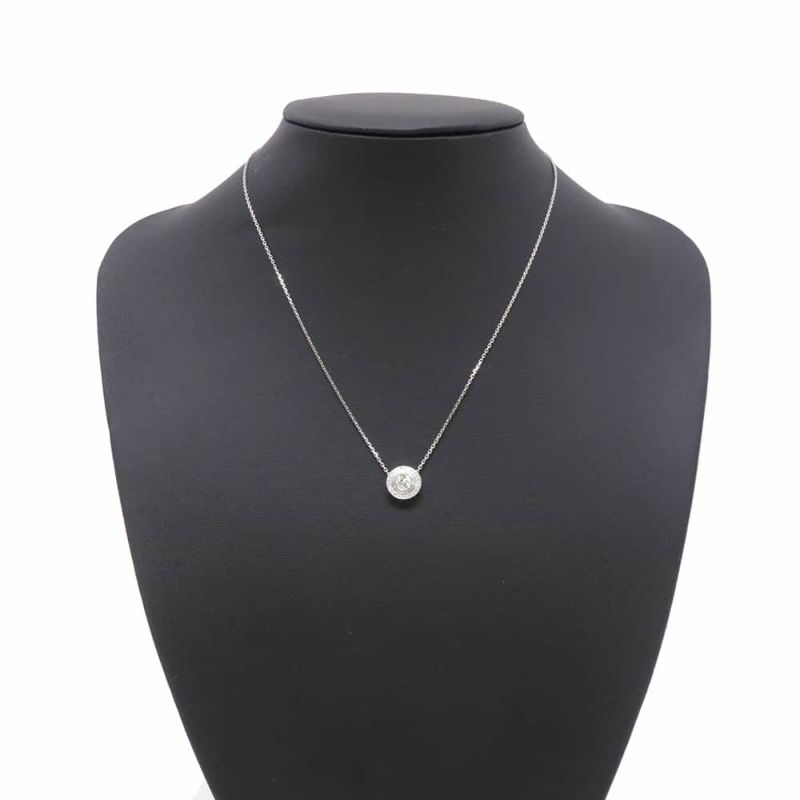 カルティエ ネックレス ダムール ネックレス ダイヤモンド 0.50ct K18WGホワイトゴールド N7406900 ペンダント GIA鑑定書付き