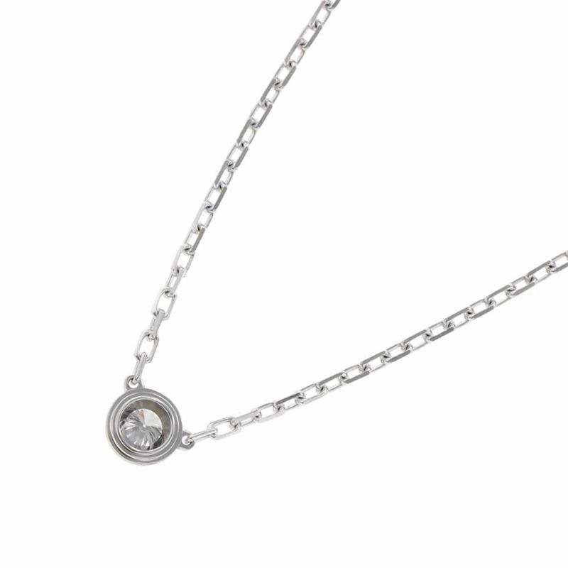 カルティエ ネックレス ダムール ネックレス スモールモデル ダイヤモンド 1P 計0.09ct K18WG B7215900 Cartier ジュエリー