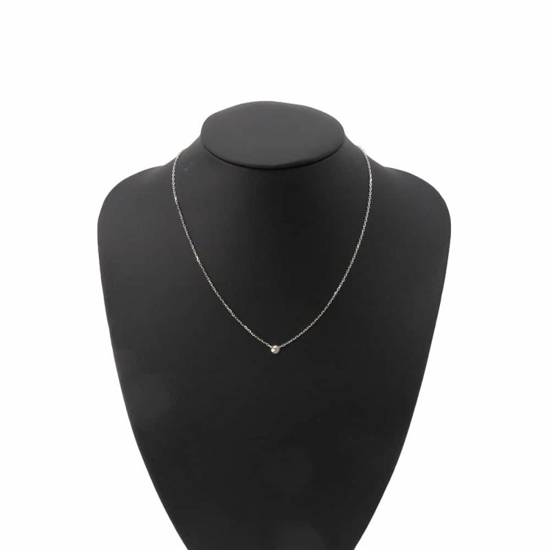 カルティエ ネックレス ダムール ネックレス スモールモデル ダイヤモンド 1P 計0.09ct K18WG B7215900 Cartier ジュエリー