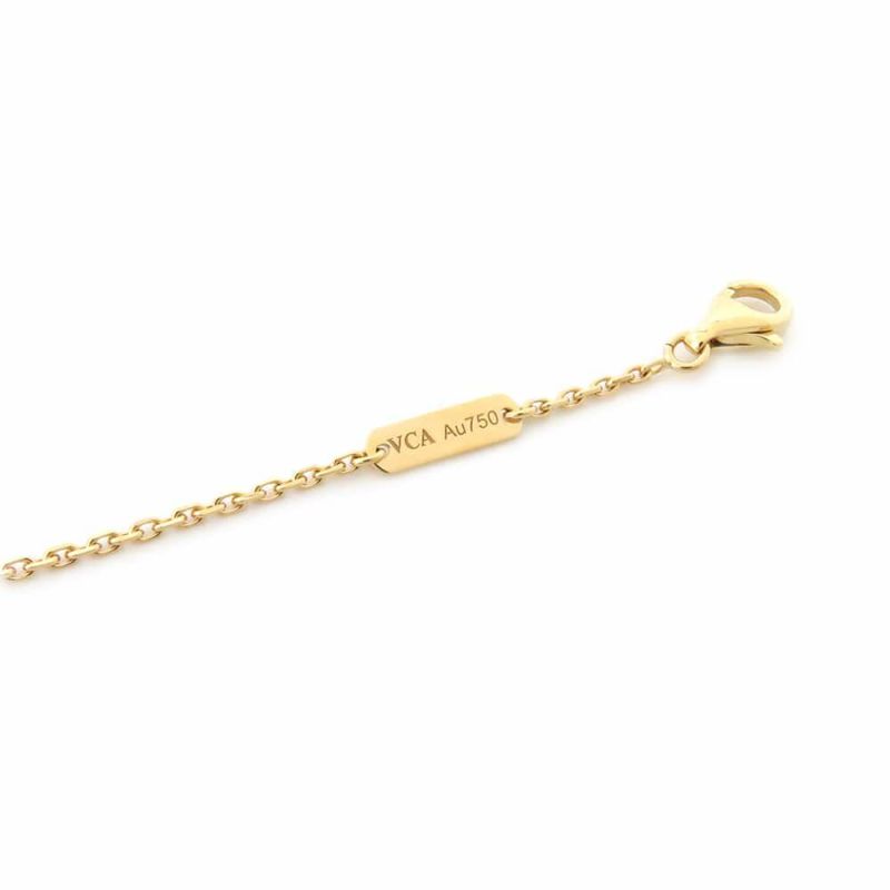 ヴァンクリーフ&アーペル ネックレス ヴィンテージ アルハンブラ ペンダント オニキス K18YGイエローゴールド VCARA45800