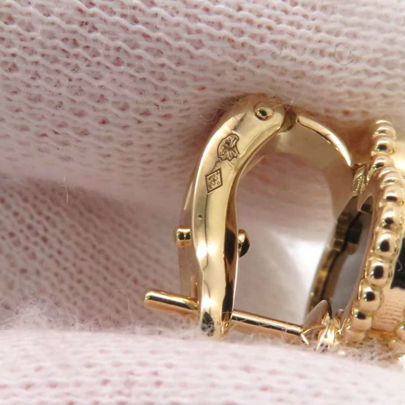 ヴァンクリーフ&アーペル ピアス ヴィンテージ アルハンブラ イヤリング オニキス K18YGイエローゴールド VCARA44200 ジュエリー