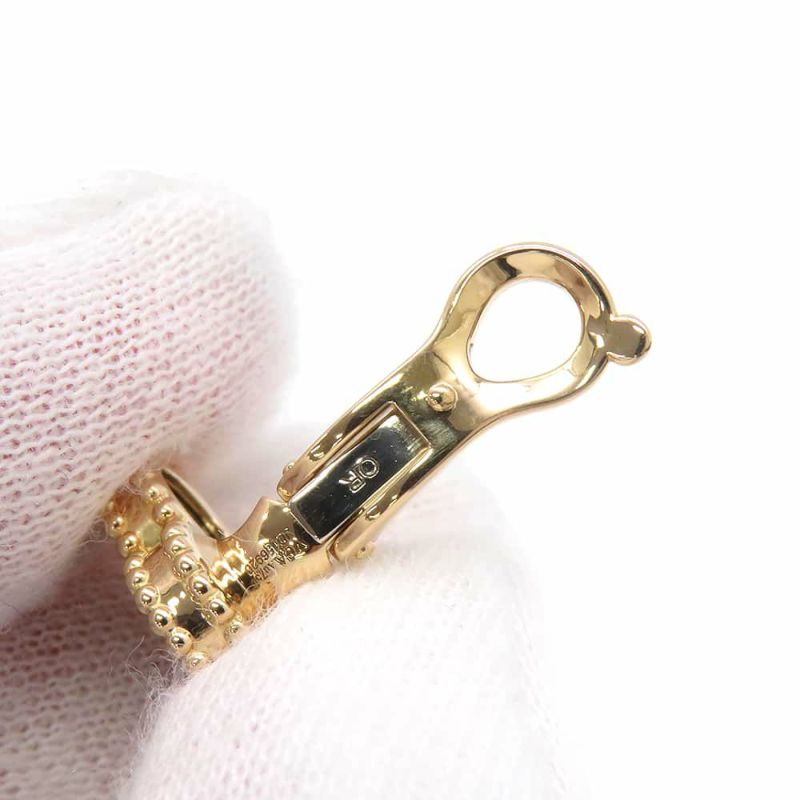 ヴァンクリーフ&アーペル ピアス ヴィンテージ アルハンブラ イヤリング オニキス K18YGイエローゴールド VCARA44200 ジュエリー