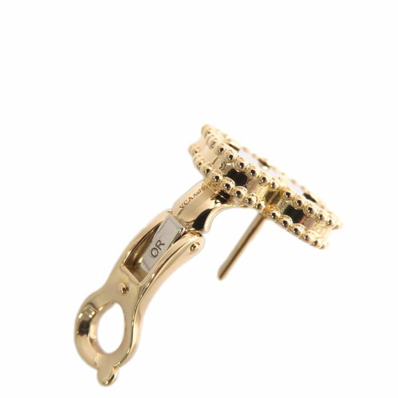 ヴァンクリーフ&アーペル ピアス ヴィンテージ アルハンブラ イヤリング オニキス K18YGイエローゴールド VCARA44200 ジュエリー