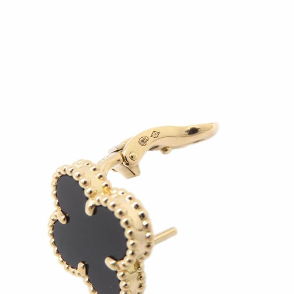 ヴァンクリーフ&アーペル ピアス ヴィンテージ アルハンブラ イヤリング オニキス K18YGイエローゴールド VCARA44200 ジュエリー