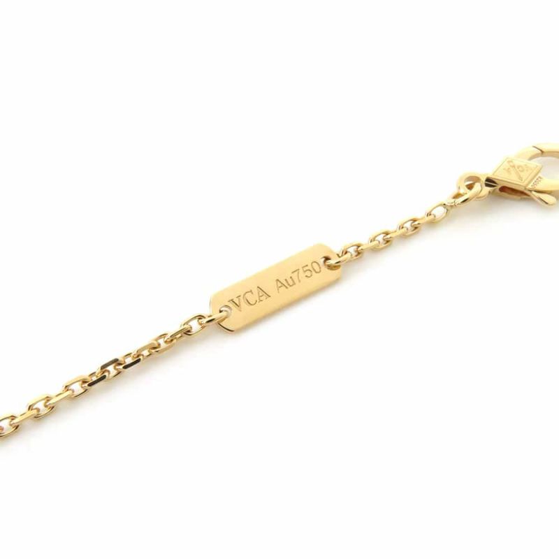 ヴァンクリーフ&アーペル ネックレス ヴィンテージ アルハンブラ ペンダント マラカイト K18YG VCAR09VA00