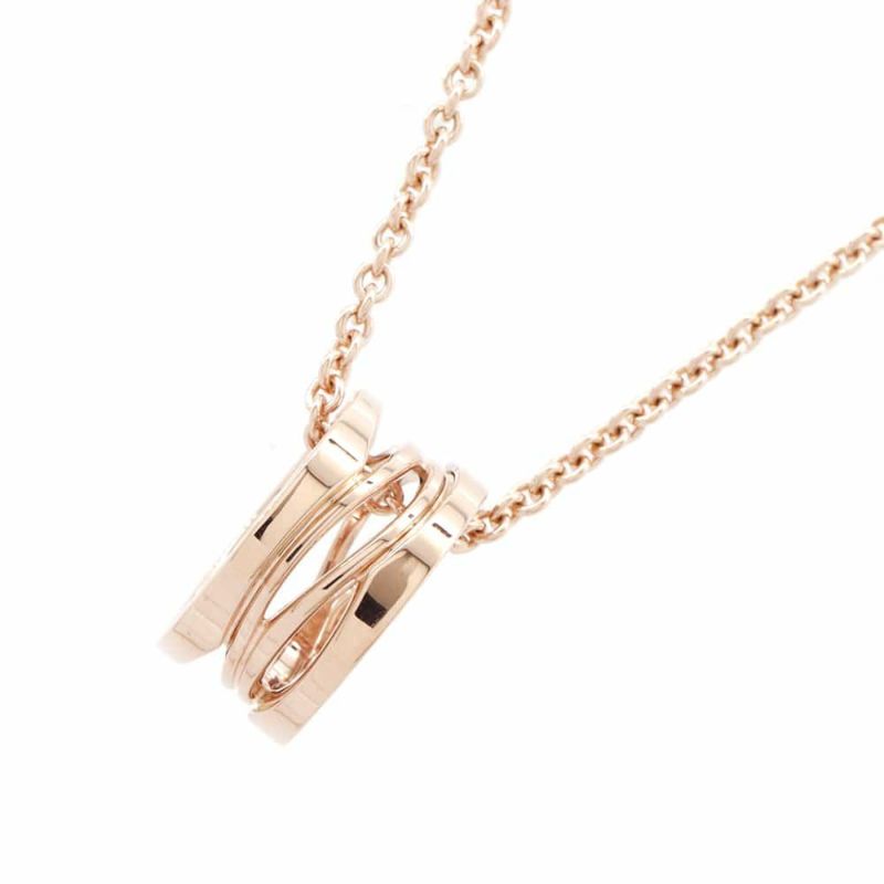ブルガリ ネックレス ビー・ゼロワン B-ZERO1 レジェンドネックレス K18PGピンクゴールド  BVLGARI ジュエリー