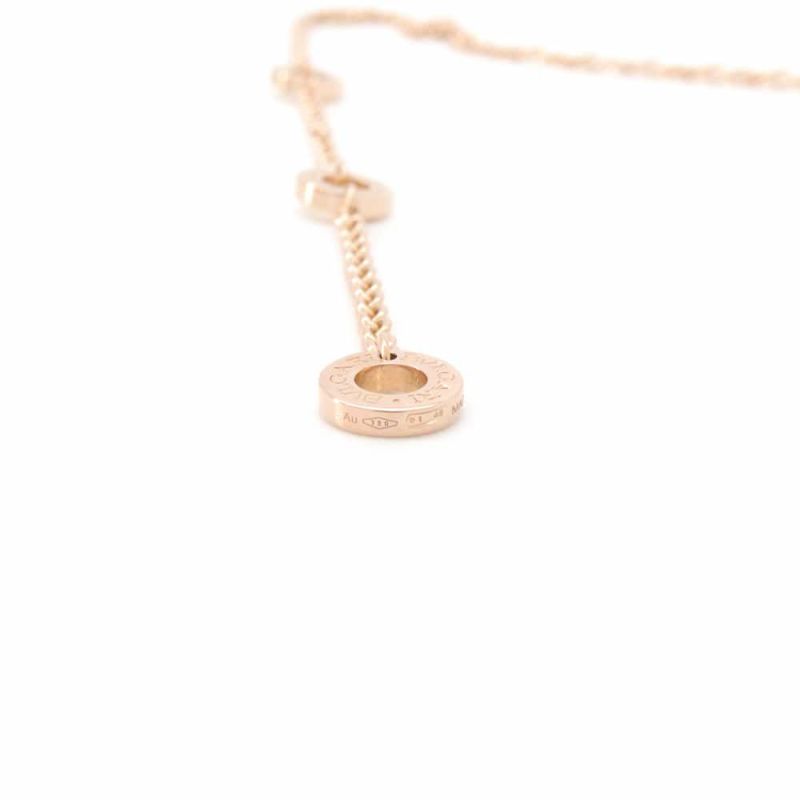 ブルガリ ネックレス ビー・ゼロワン B-ZERO1 レジェンドネックレス K18PGピンクゴールド  BVLGARI ジュエリー