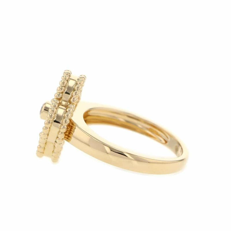 ヴァンクリーフ&アーペル リング ヴィンテージ アルハンブラ リング オニキス ダイヤ 1P 0.05ct リングサイズ51 VCARA41051