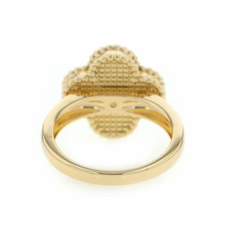 ヴァンクリーフ&アーペル リング ヴィンテージ アルハンブラ リング オニキス ダイヤ 1P 0.05ct リングサイズ51 VCARA41051