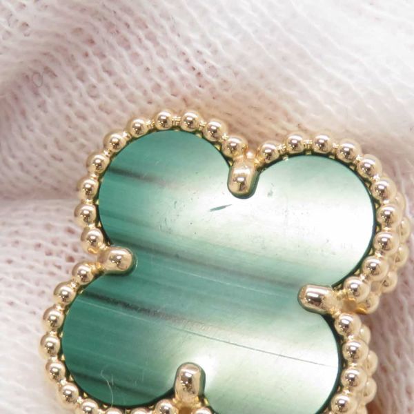 ヴァンクリーフ&アーペル ピアス ヴィンテージ アルハンブラ イヤリング マラカイト K18YGイエローゴールド VCARO3QL00 ジュエリー