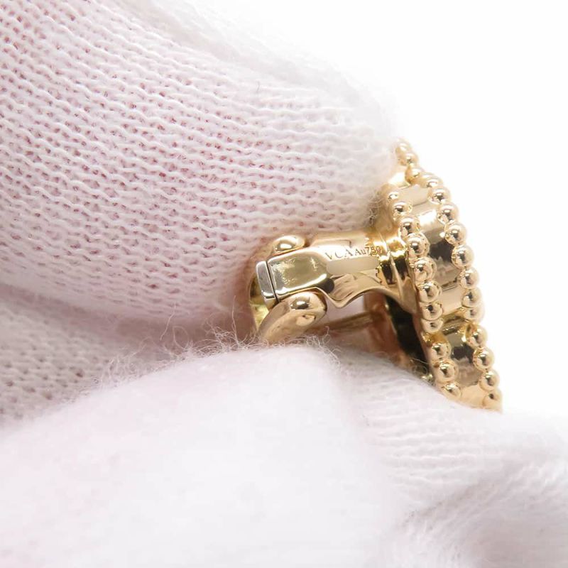 ヴァンクリーフ&アーペル ピアス ヴィンテージ アルハンブラ イヤリング マラカイト K18YGイエローゴールド VCARO3QL00 ジュエリー