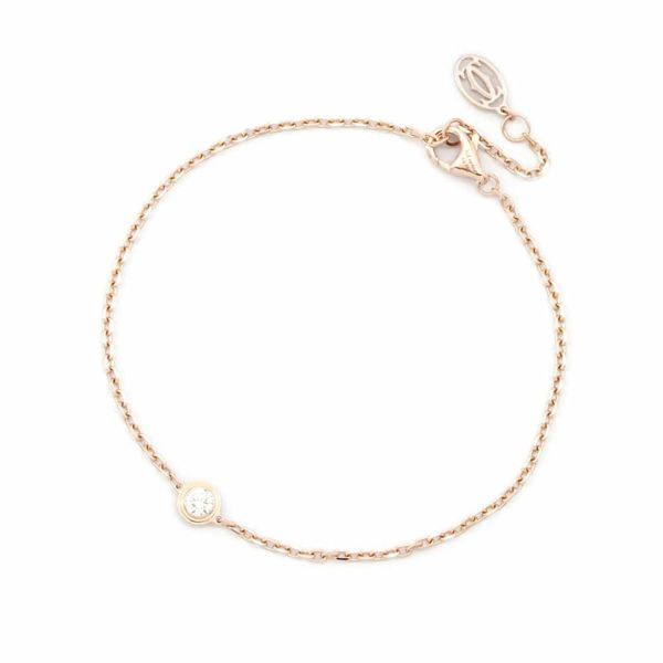 カルティエ ブレスレット ダムール ブレスレット ダイヤモンド1P 0.13ct K18PG B6063017 Cartier ジュエリー