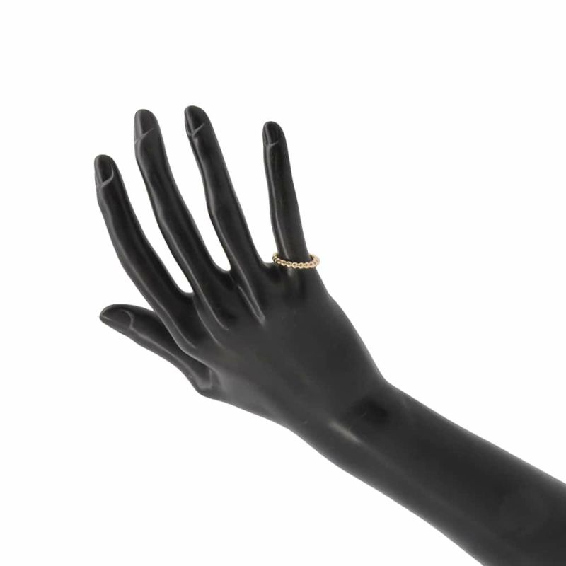 ヴァンクリーフ&アーペル リング ペルレ ゴールドパール ミディアム K18PGピンクゴールド サイズ47 VCARN9PB00 指輪