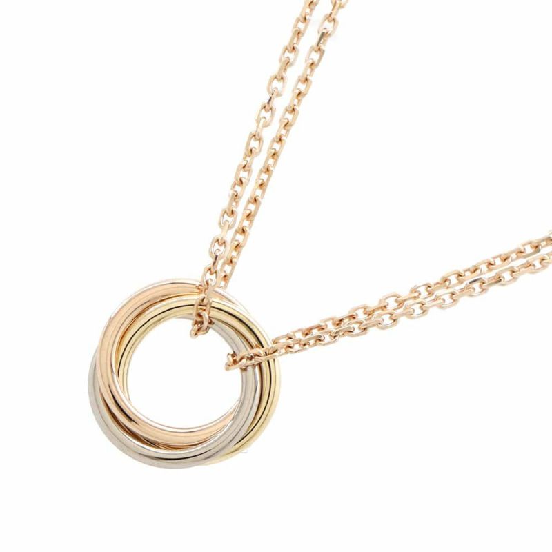 カルティエ ネックレス トリニティ ミニモデル SM K18PG K18YG K18WG B7224816 Cartier ジュエリー