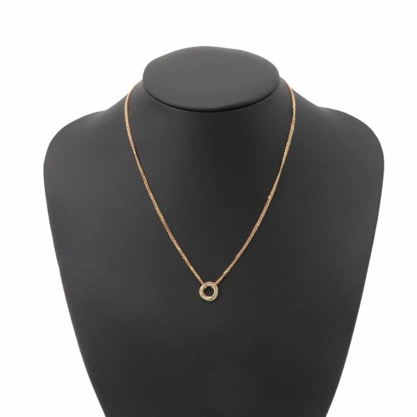 カルティエ ネックレス トリニティ ミニモデル SM K18PG K18YG K18WG B7224816 Cartier ジュエリー