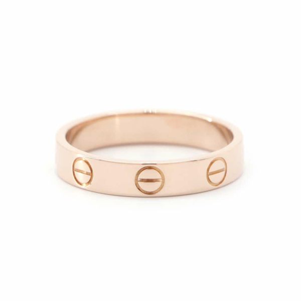 カルティエ リング ミニ ラブ リング スモールモデル K18PGピンクゴールド リングサイズ51 B4085251 Cartier LOVE 指輪 ジュエリー