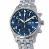 IWC パイロット・ウォッチ・クロノグラフ プティ・プランス IW377717 腕時計 ブルー文字盤