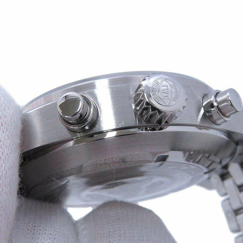 IWC パイロット・ウォッチ・クロノグラフ プティ・プランス IW377717 腕時計 ブルー文字盤